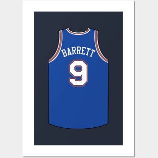 RJ Barrett New York Jersey Qiangy Posters and Art